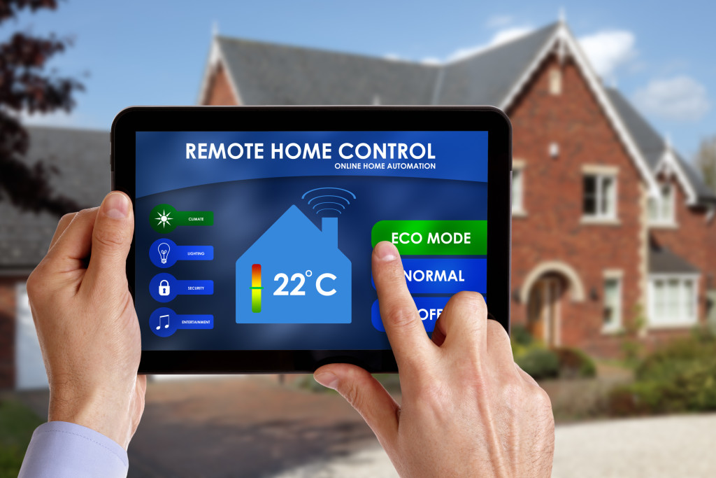 smart home remote control tablet